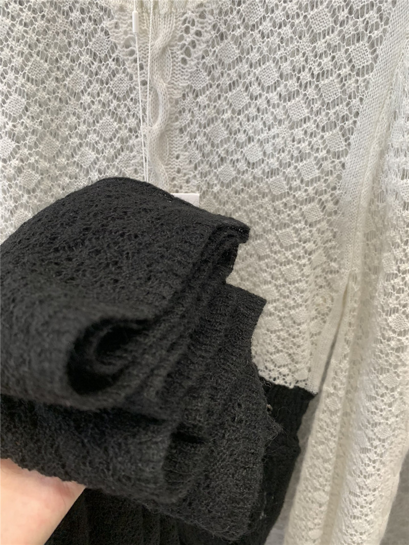 Ch**el hollow cashmere dress replica d&g clothing