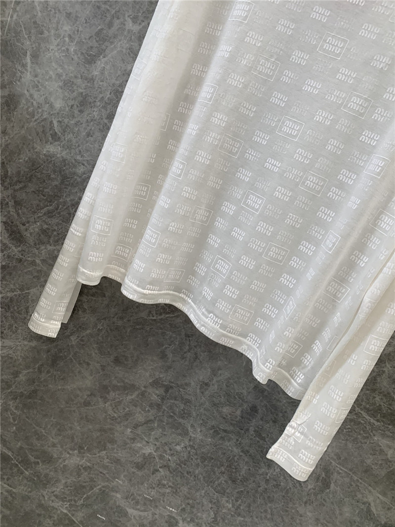 M1um1u sunscreen base long-sleeved t-shirt replicas clothes