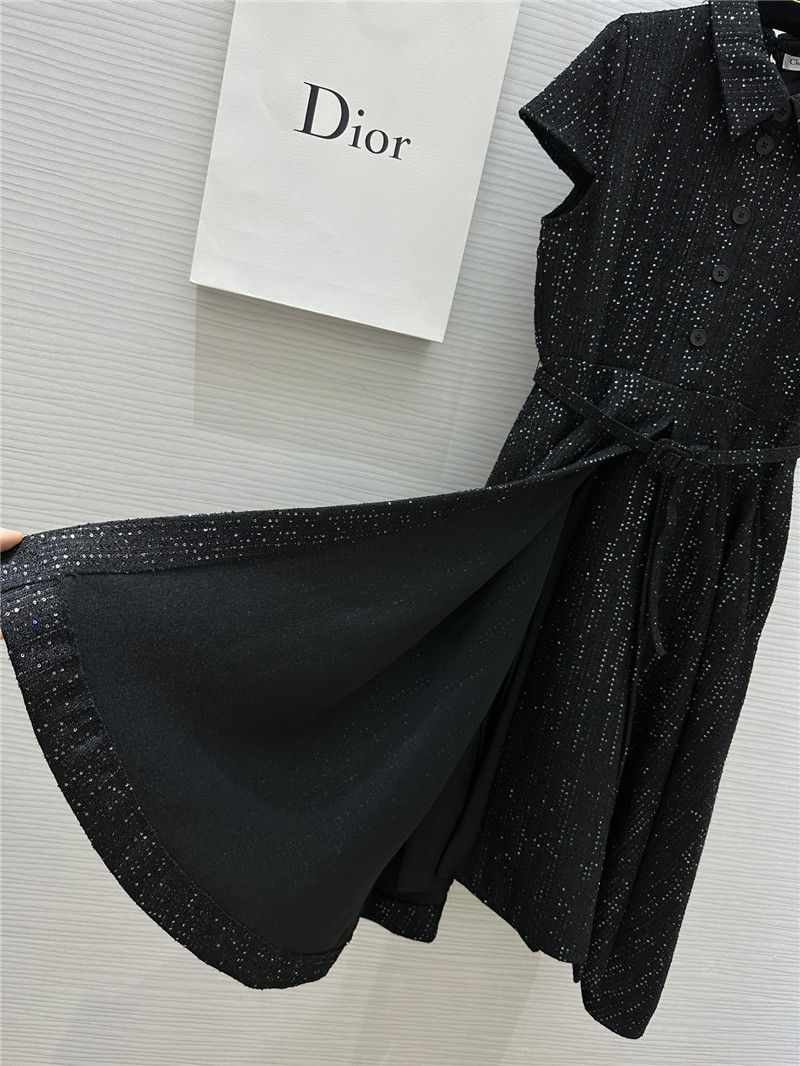 D10r hepburn style pleated dress replica designer clothes
