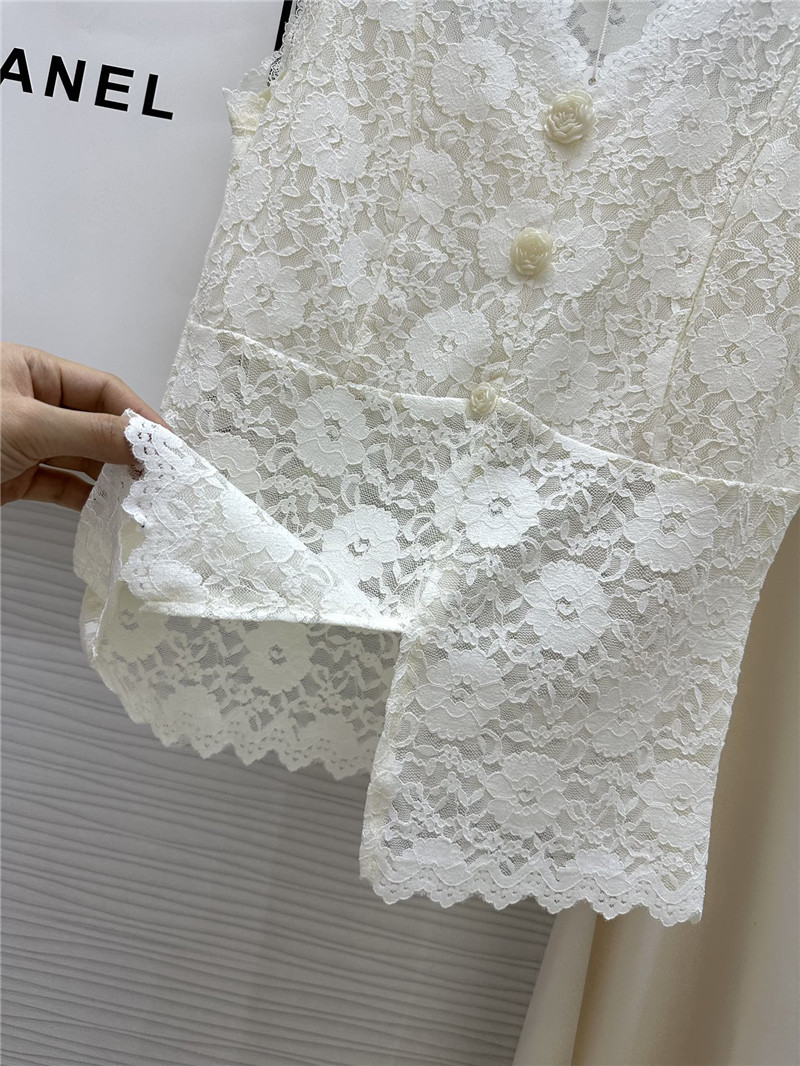 Ch**el hot sale lace vest replica d&g clothing
