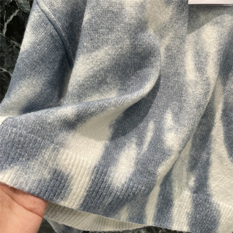 Ce1i*e new tie-dye print pullover sweater replica d&g clothing
