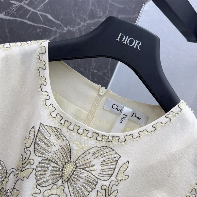 D10r butterfly embroidery dress replica designer clothes