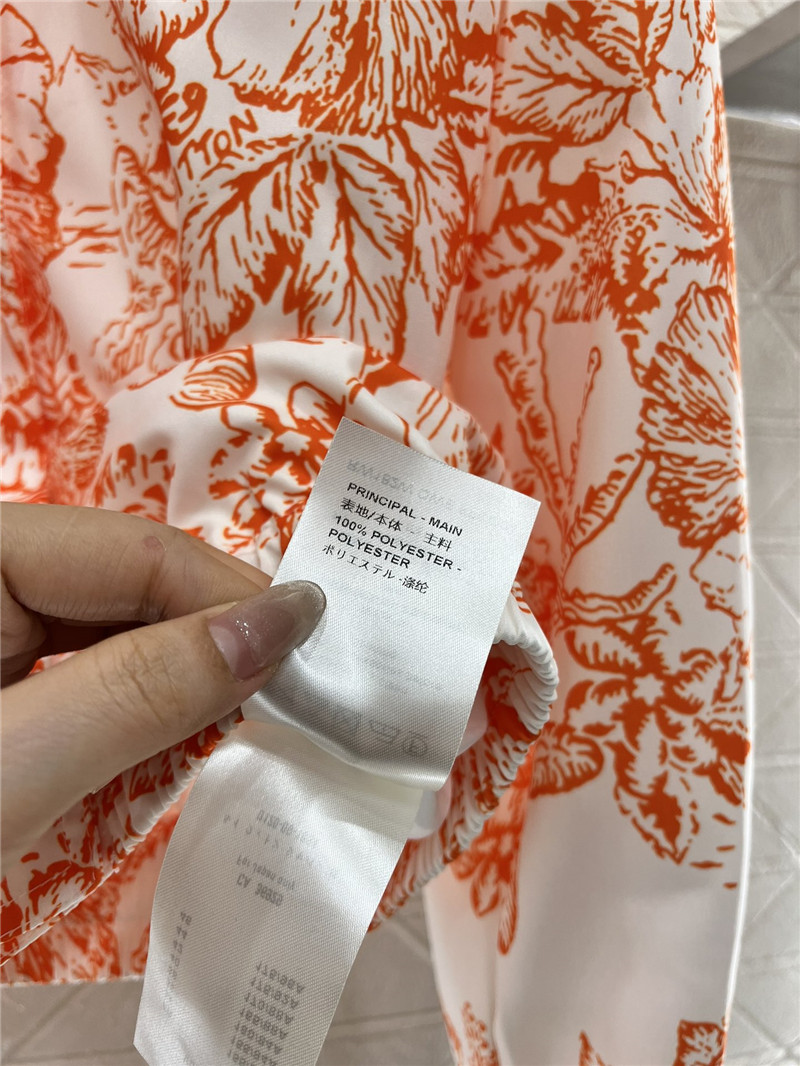 D10r floral print coat jacket replica clothes