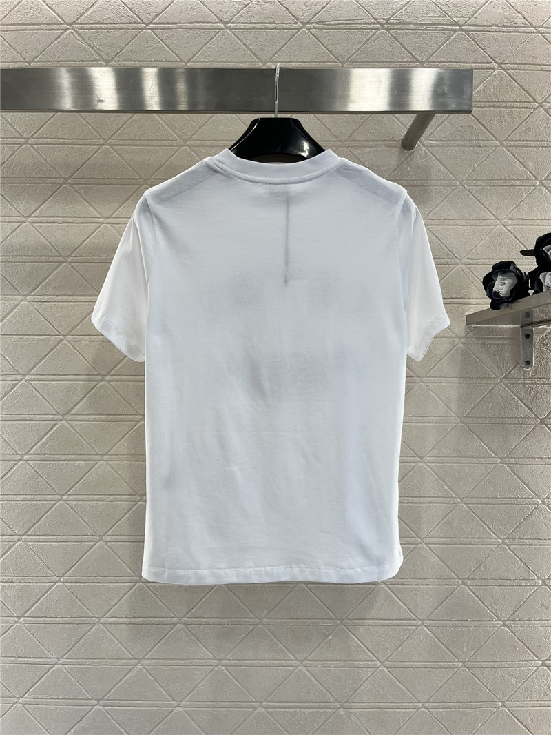Ce1i*e round neck letter print t-shirt replica d&g clothing