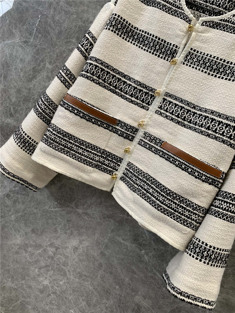Ce1i*e striped cardigan jacket replica d&g clothing