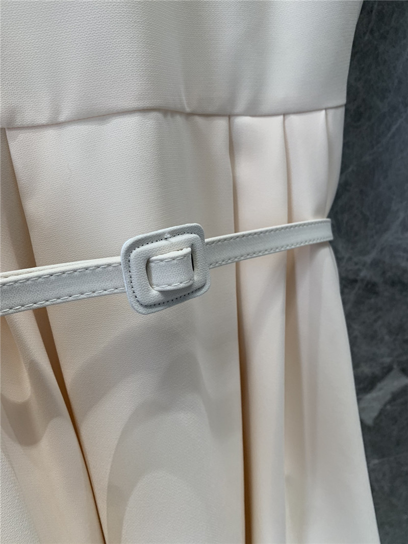 D10r pleated waist short sleeve dress replica clothes