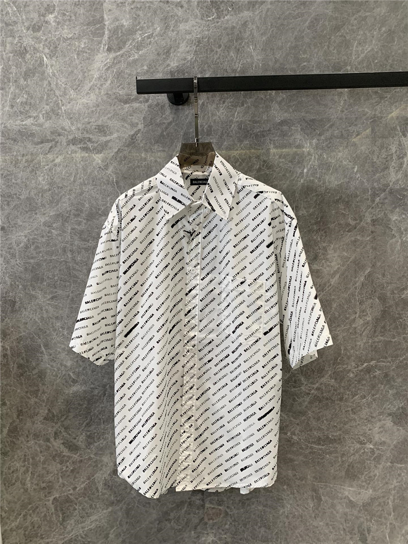 Ba1en*iaga full print short sleeve shirt replica d&g clothing