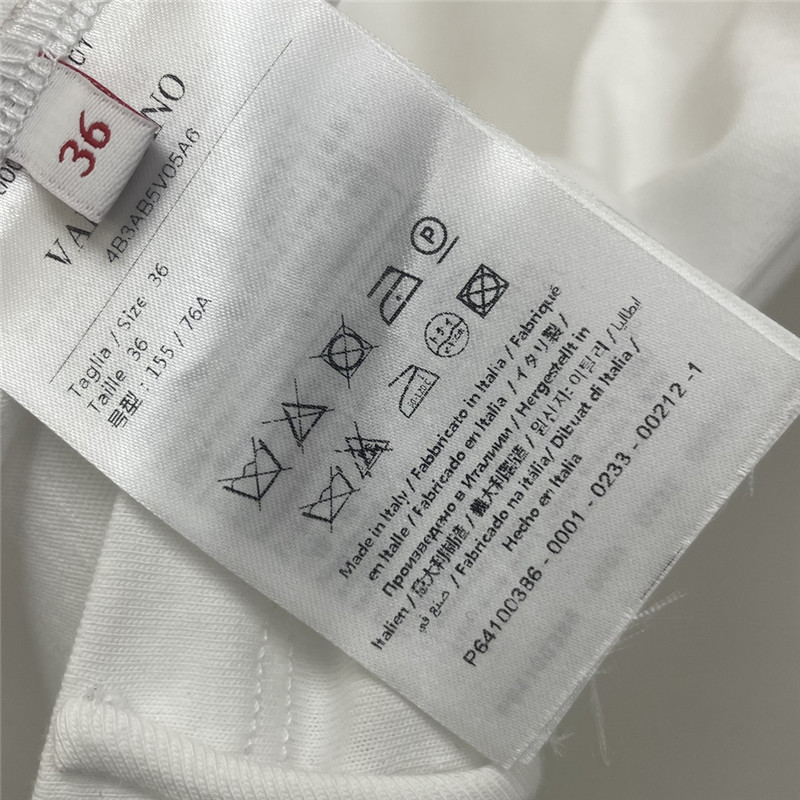 Va1e*ntin0 cotton t-shirt cheap replica designer clothes