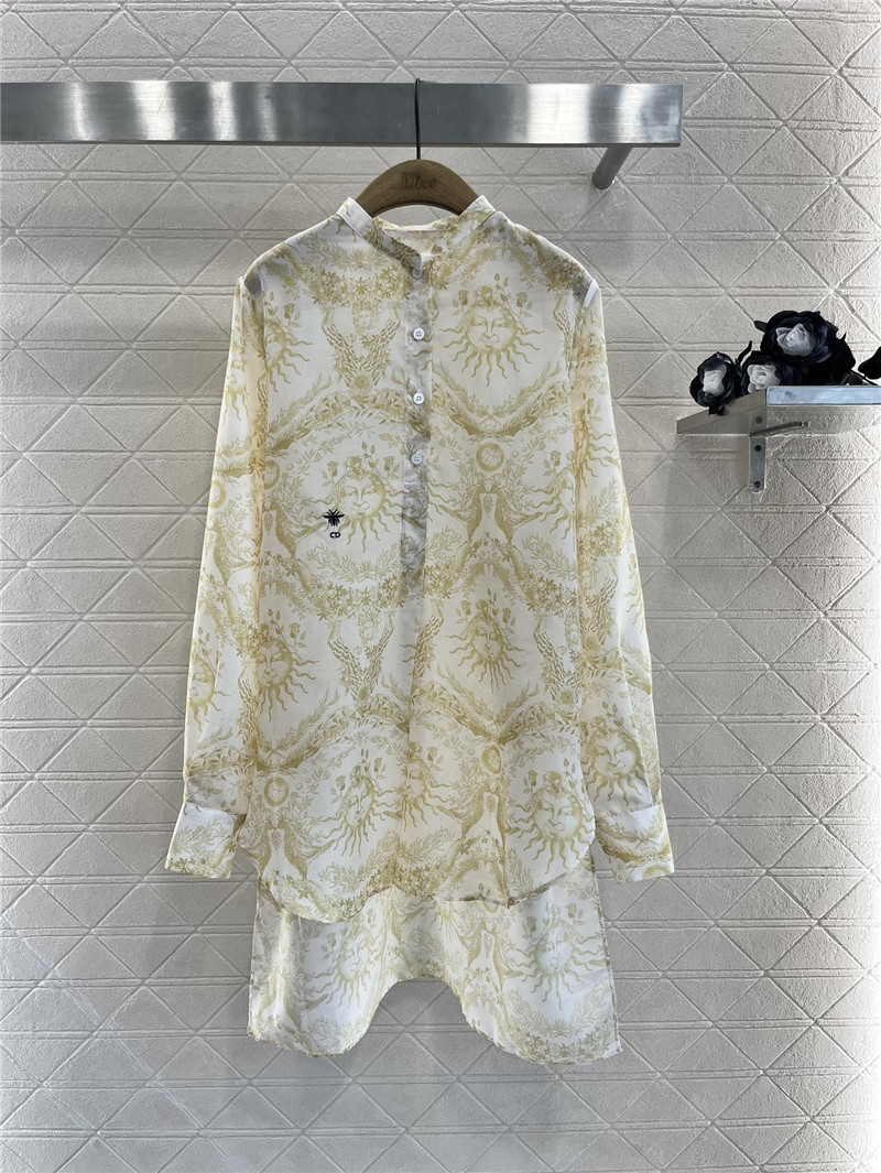 D10r cotton and linen animal shirt replica designer clothes