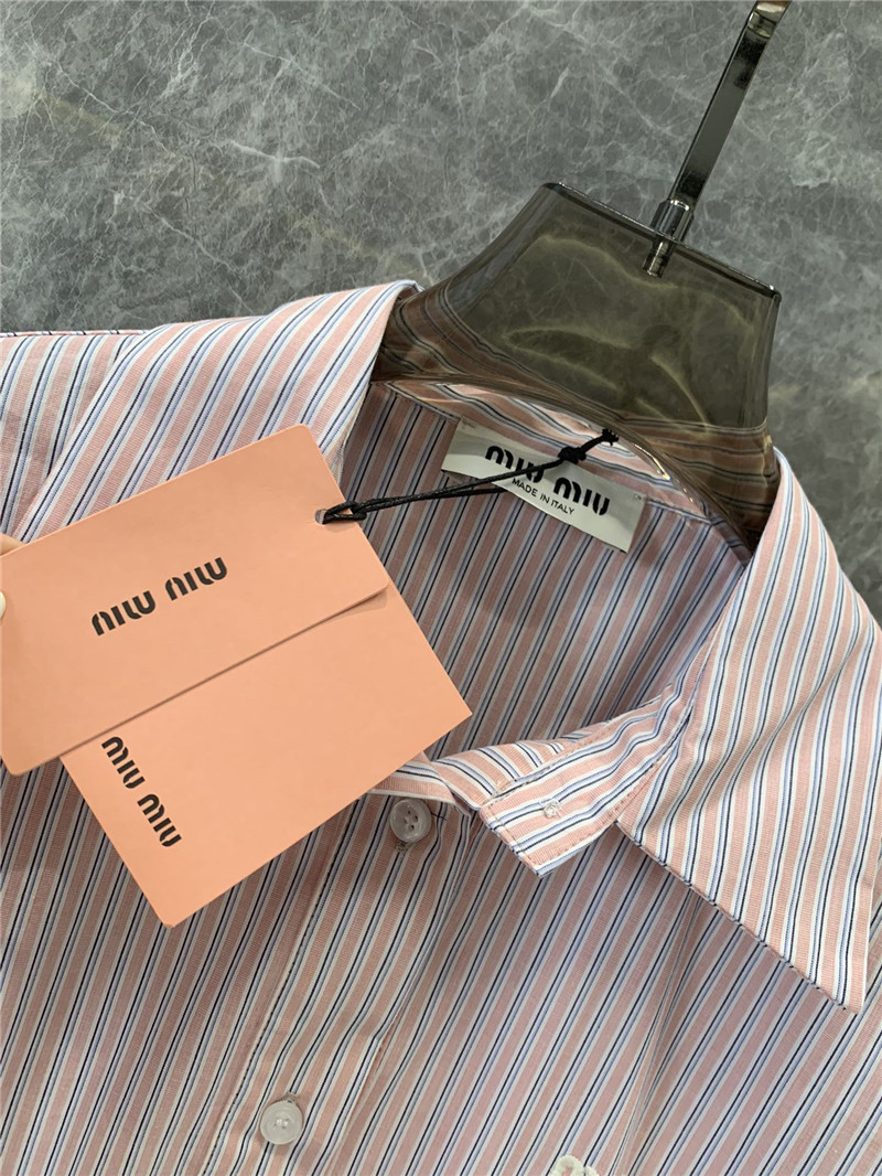 M1um1u waist shirt dress replica clothes