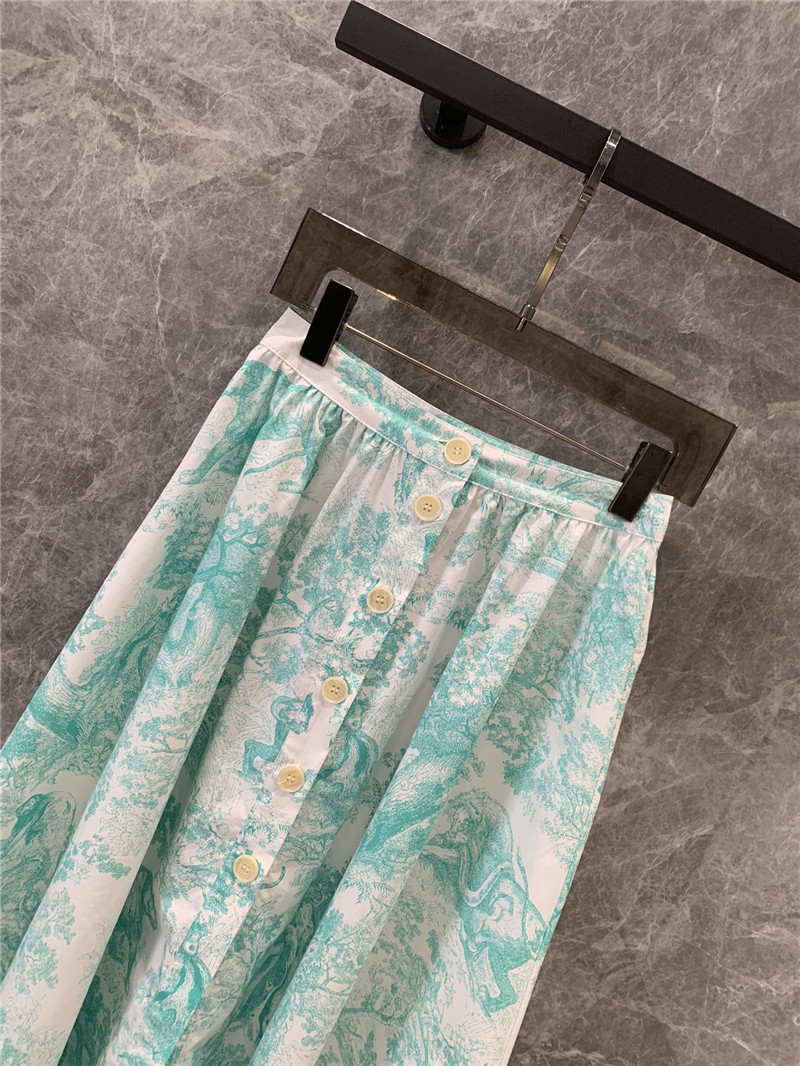 D10r jouy animal print skirt replica clothes