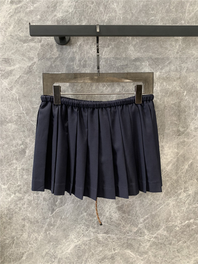 M1um1u short pleated skirt replicas clothes