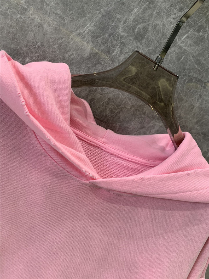 acne studios distressed hooded sweatshirt replica clothes