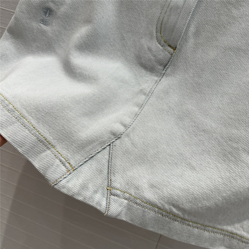 D10r washed light blue denim skirt replica d&g clothing