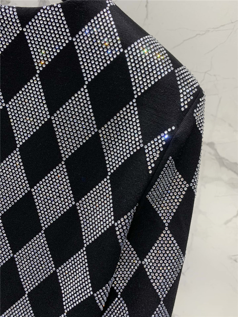 Balmain rhinestone dress cheap replica designer clothes