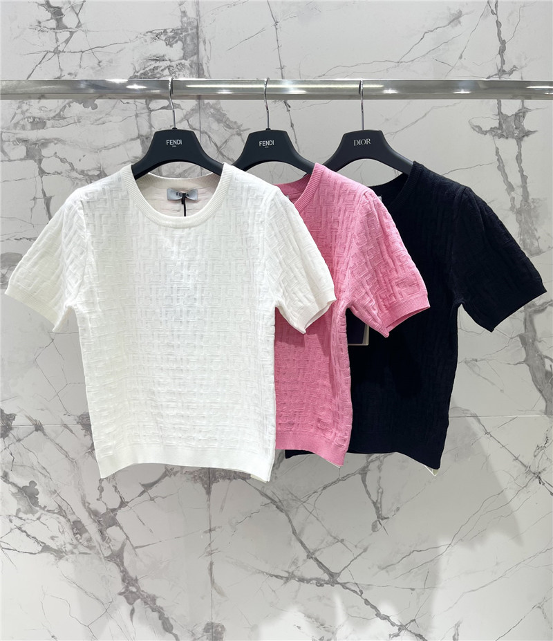 F**di monogram series sweater replicas clothes