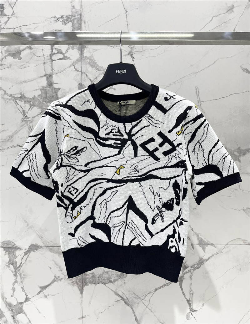F**di new short sleeve replica d&g clothing
