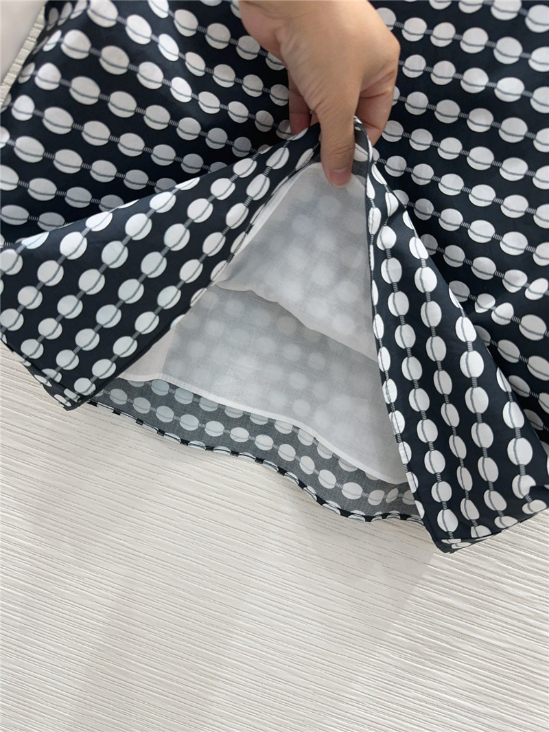 M1um1u polka dot french dress cheap replica designer clothes