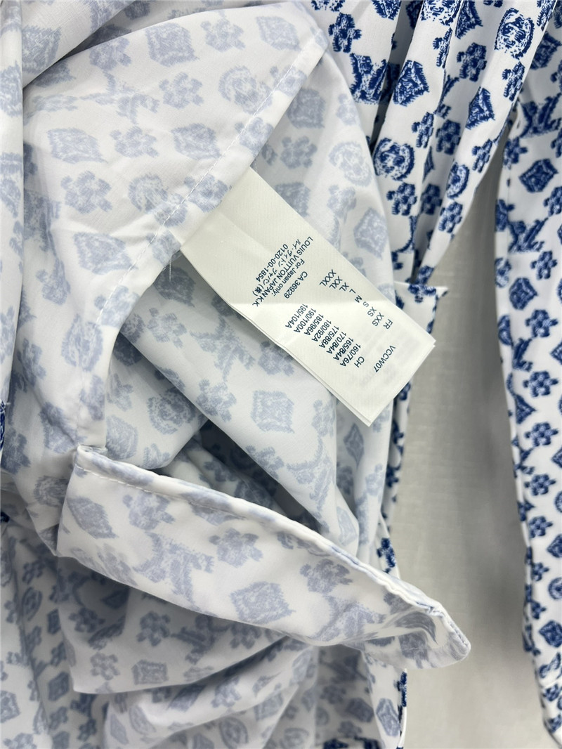 l0vis Vvtt0n lv new blue flower long dress replica clothes