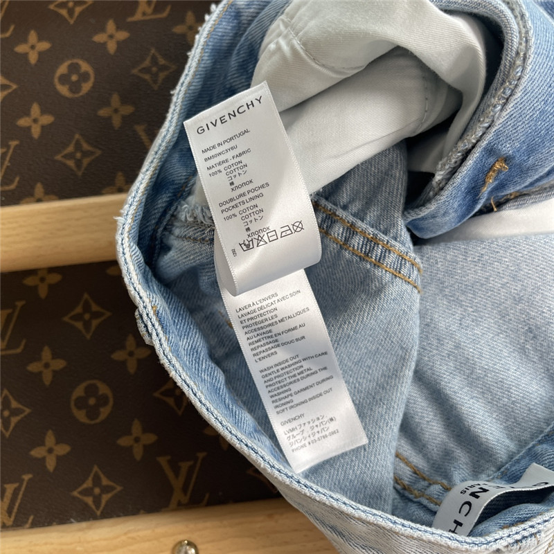 Givenchy ripped jeans replica designer clothes