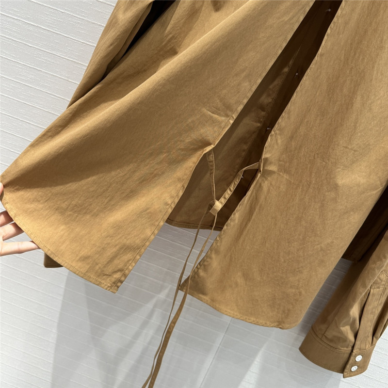 L0ew* lightweight textured cotton poplin shirt replica clothing
