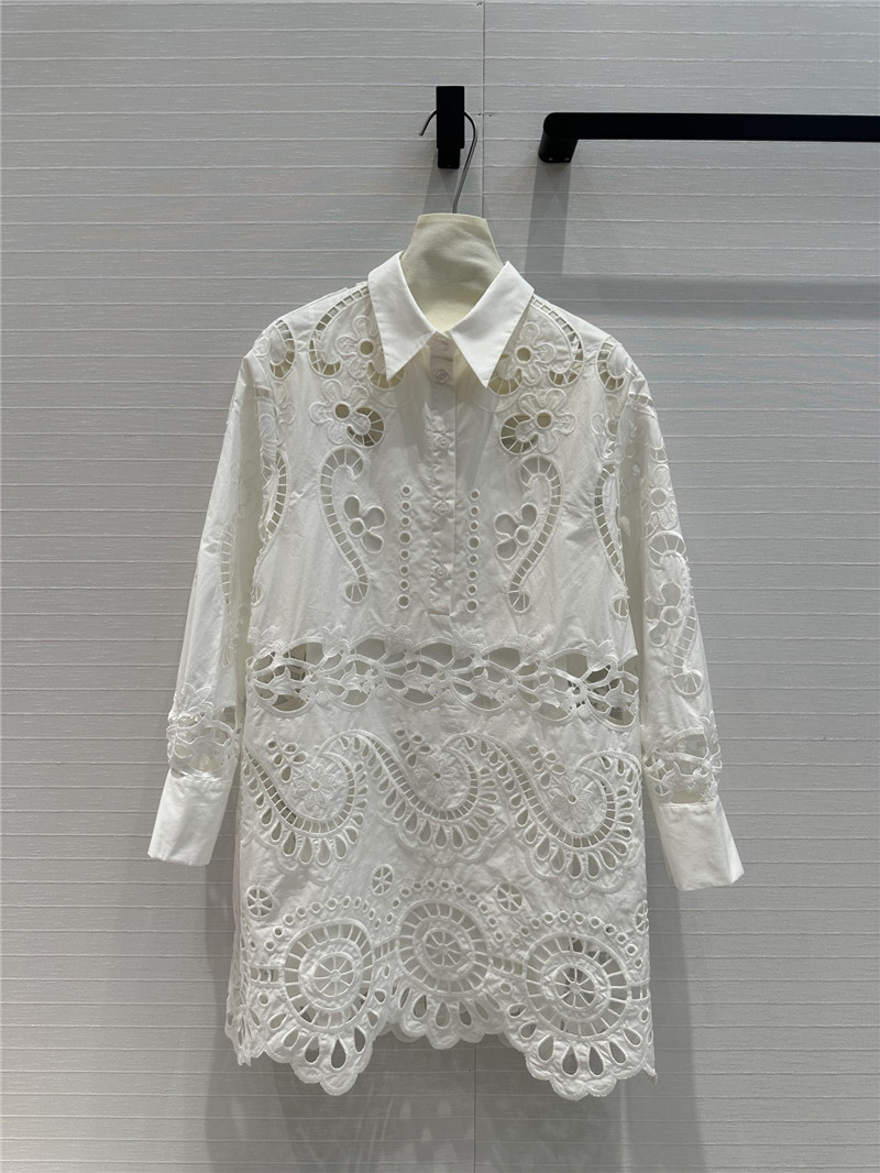 Va1e*ntin0 new long sleeve shirt dress replica designer clothes