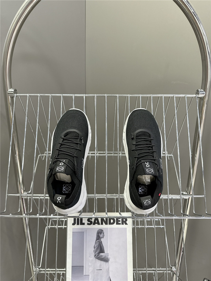 L0ew* + on cloudtilt 2.0 stretch sneakers black