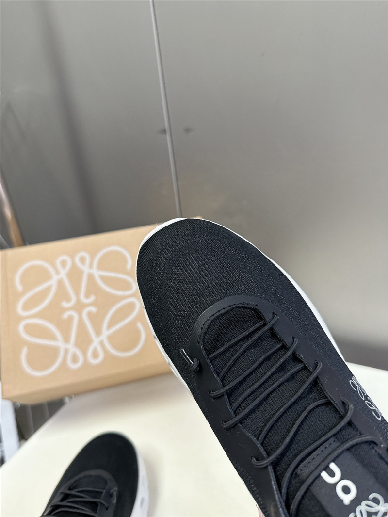 L0ew* + on cloudtilt 2.0 stretch sneakers black