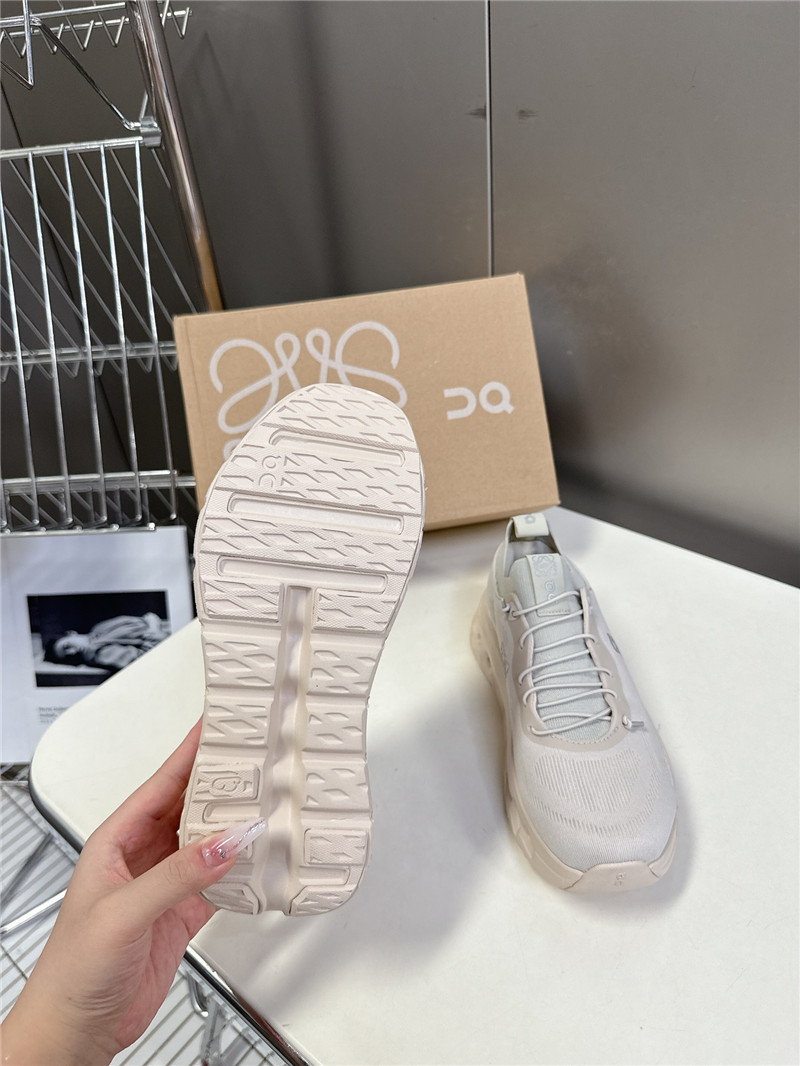 L0ew* + on cloudtilt 2.0 stretch sneakers in gray