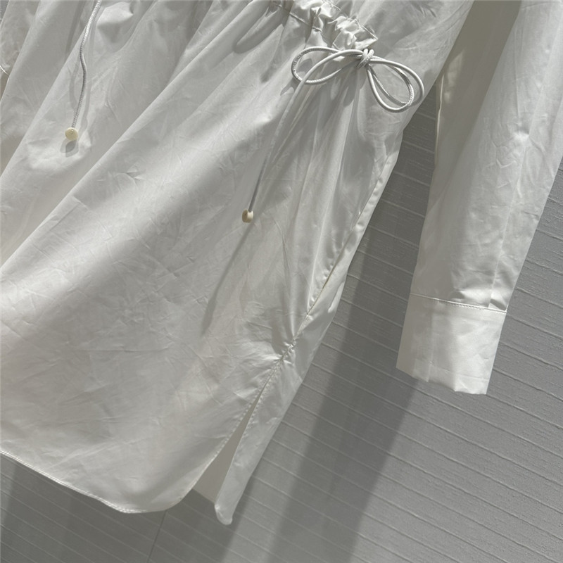 Vanitoo drawstring shirt dress replica designer clothes