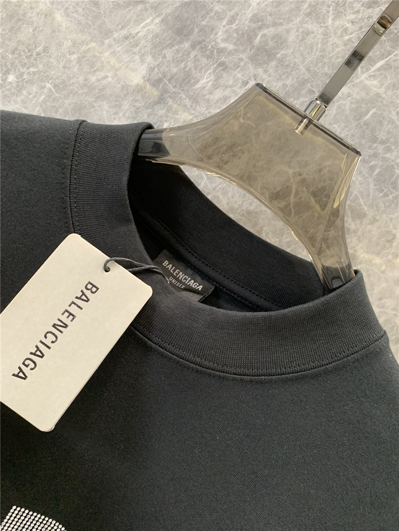 Ba1en*iaga round neck short sleeve t-shirt replicas clothes