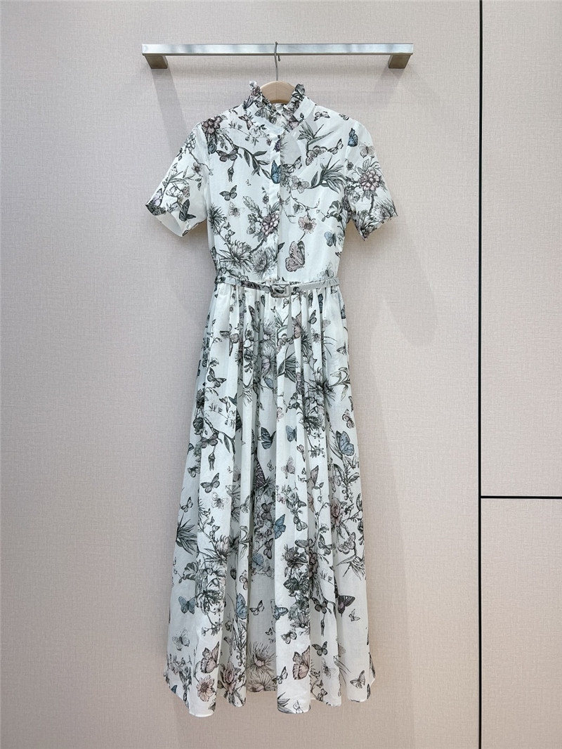 D10r butterfly flower print dress replica clothing sites