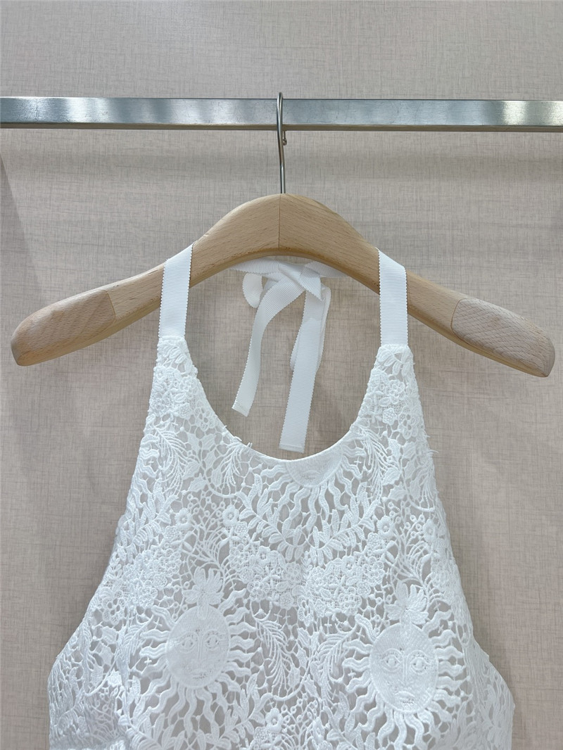 D10r water-soluble embroidered backless suspenders replica clothes