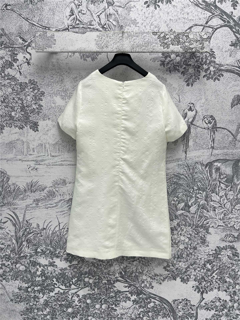 D10r check embroidered shift dress replica d&g clothing