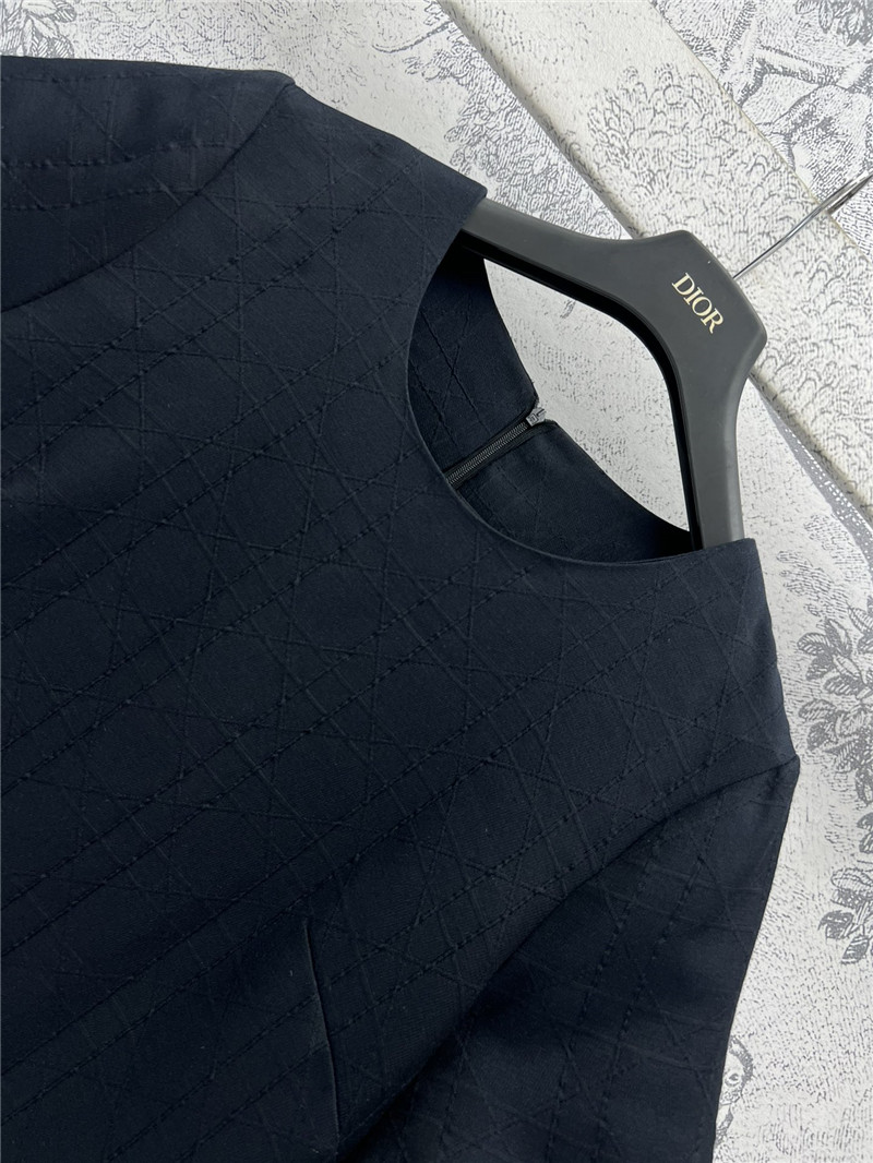 D10r check embroidered shift dress replica d&g clothing