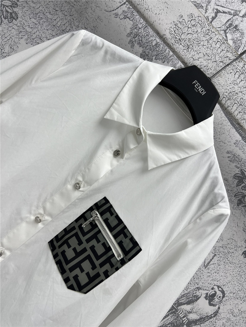 F**di double f print shirt replica designer clothes