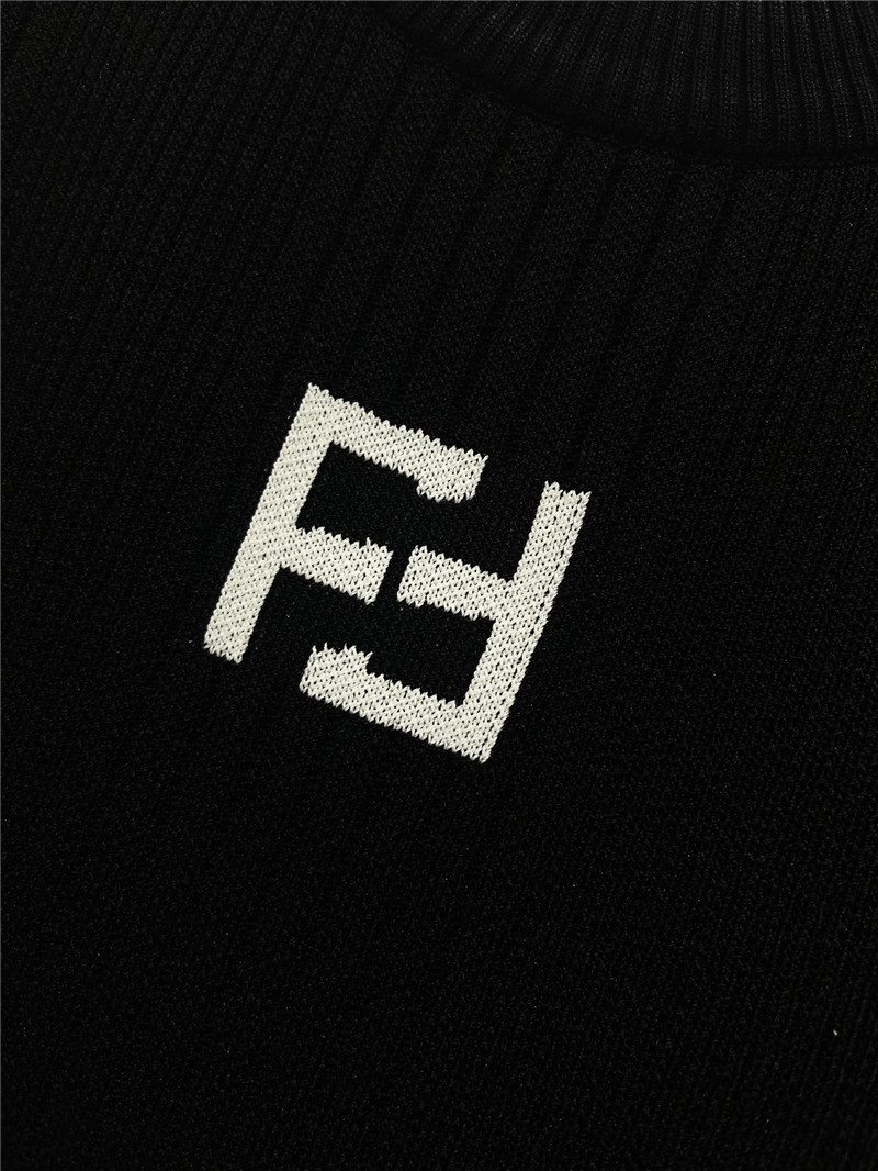 F**di pit stripe knit vest replica d&g clothing