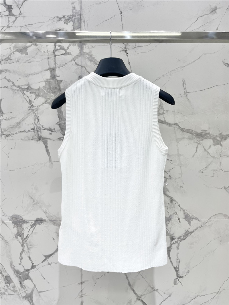 F**di pit stripe knit vest replica d&g clothing