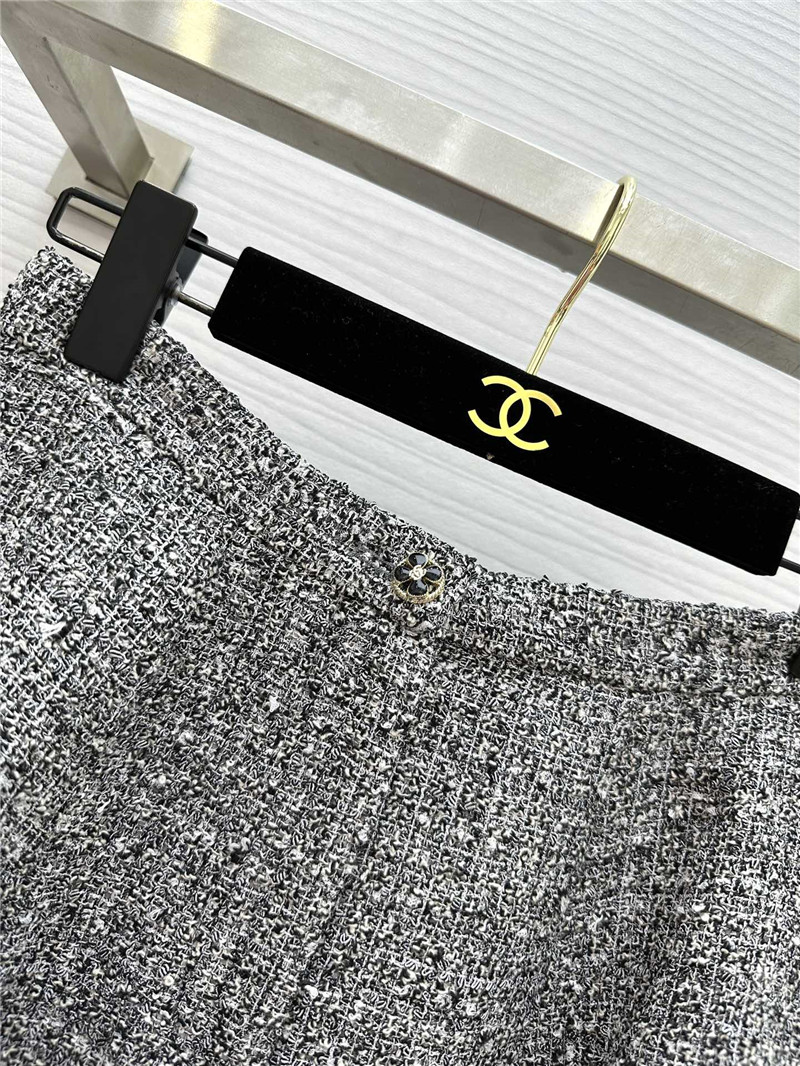 Ch**el woven a-line skirt replica d&g clothing