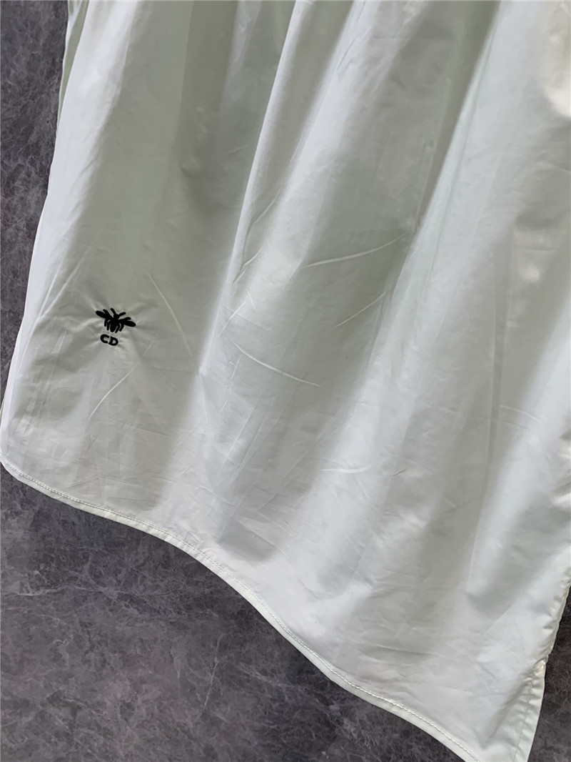 D10r bee embroidered sleeveless shirt replica clothing