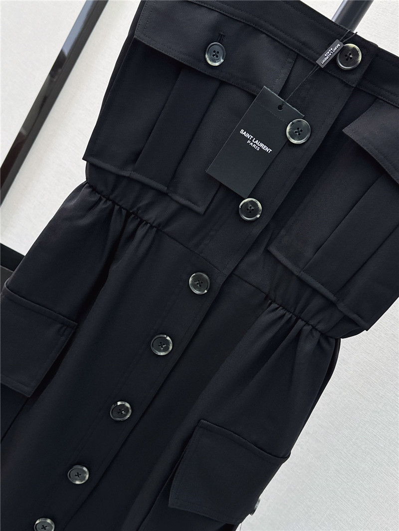 Y51 workwear style sling tube dress replica clothing