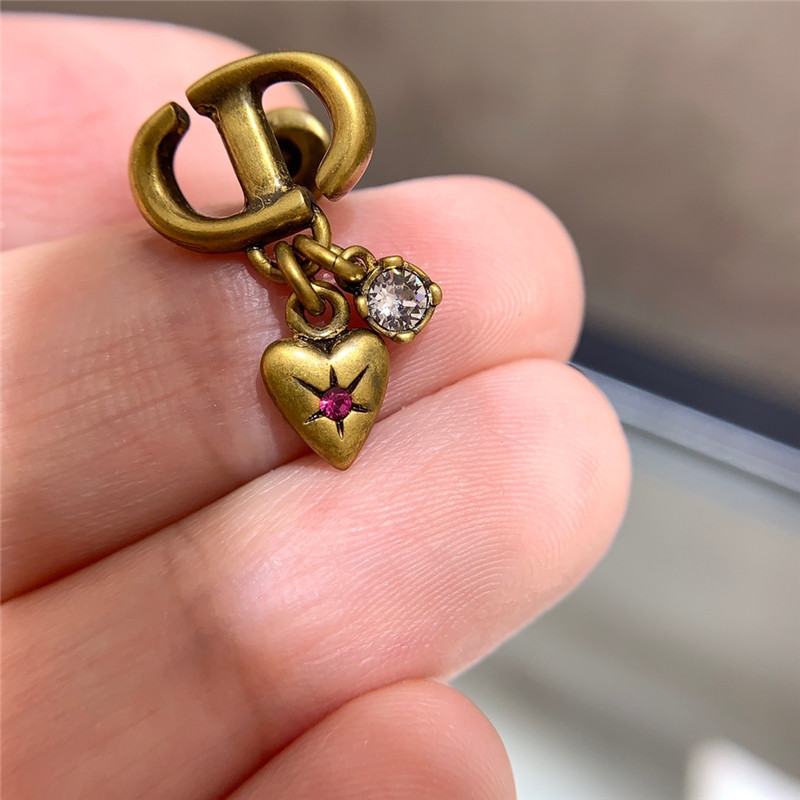 D10r vintage cd hanging multi-accessories earrings