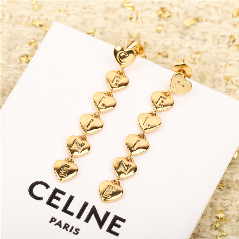 Ch**el multi-heart earrings