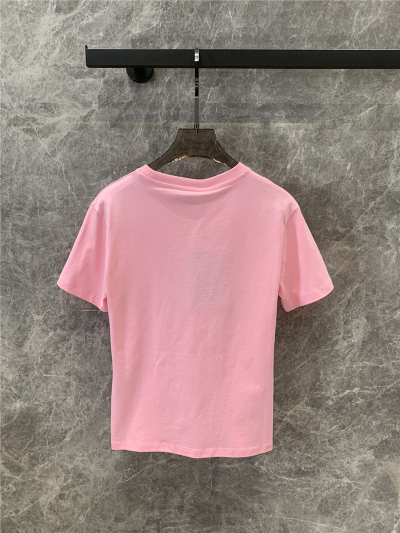 Gvc*1 butterfly print short sleeve t-shirt replica clothing