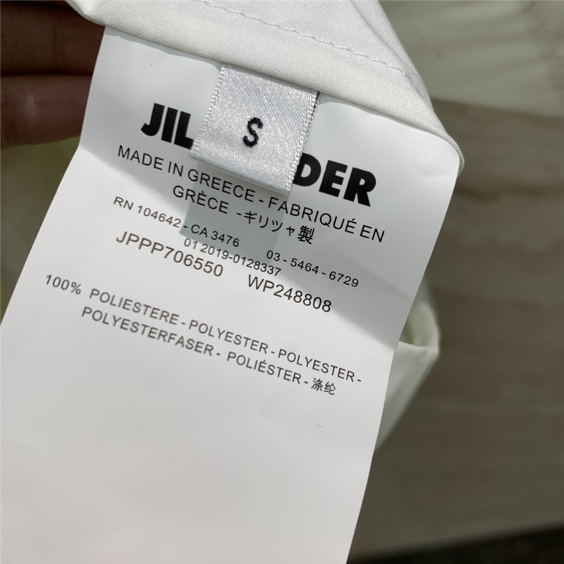 jil sander letter print sun protection clothing replica clothes