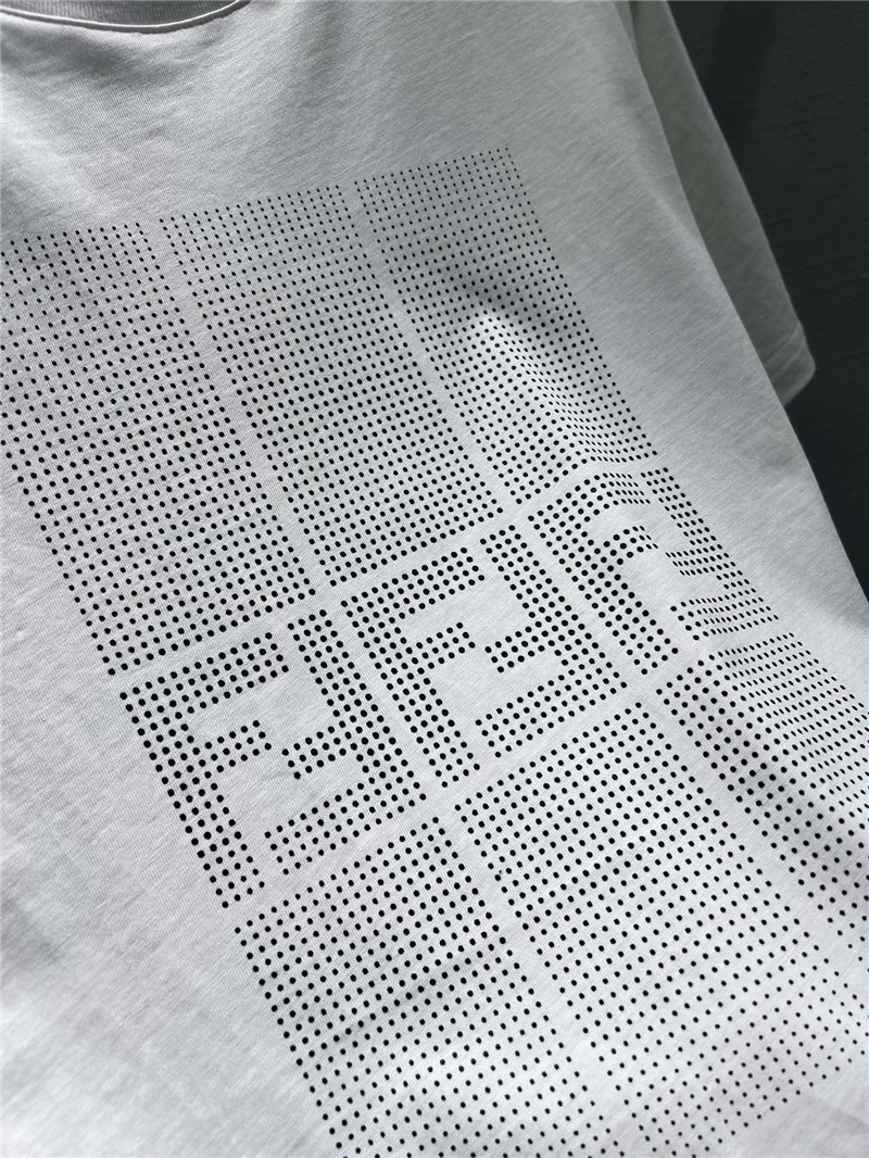 F**di gradient letter print short-sleeved t-shirt replica clothing