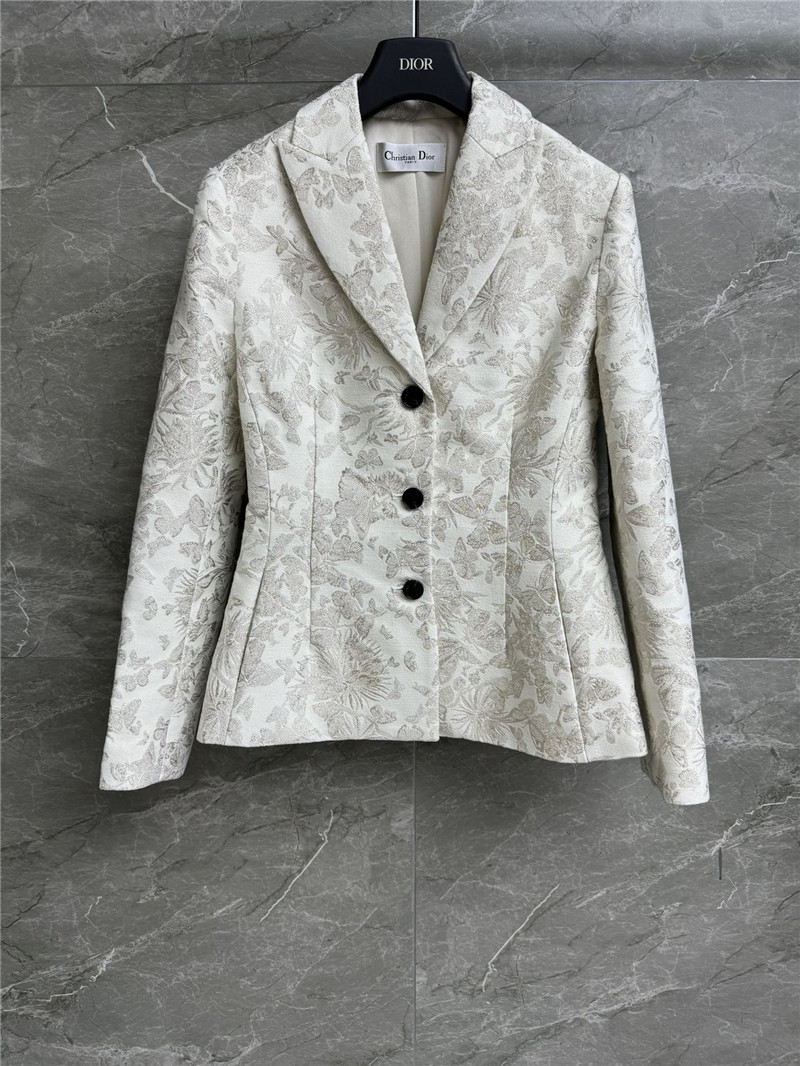D10r butterfly jacquard suit replica designer clothing websites