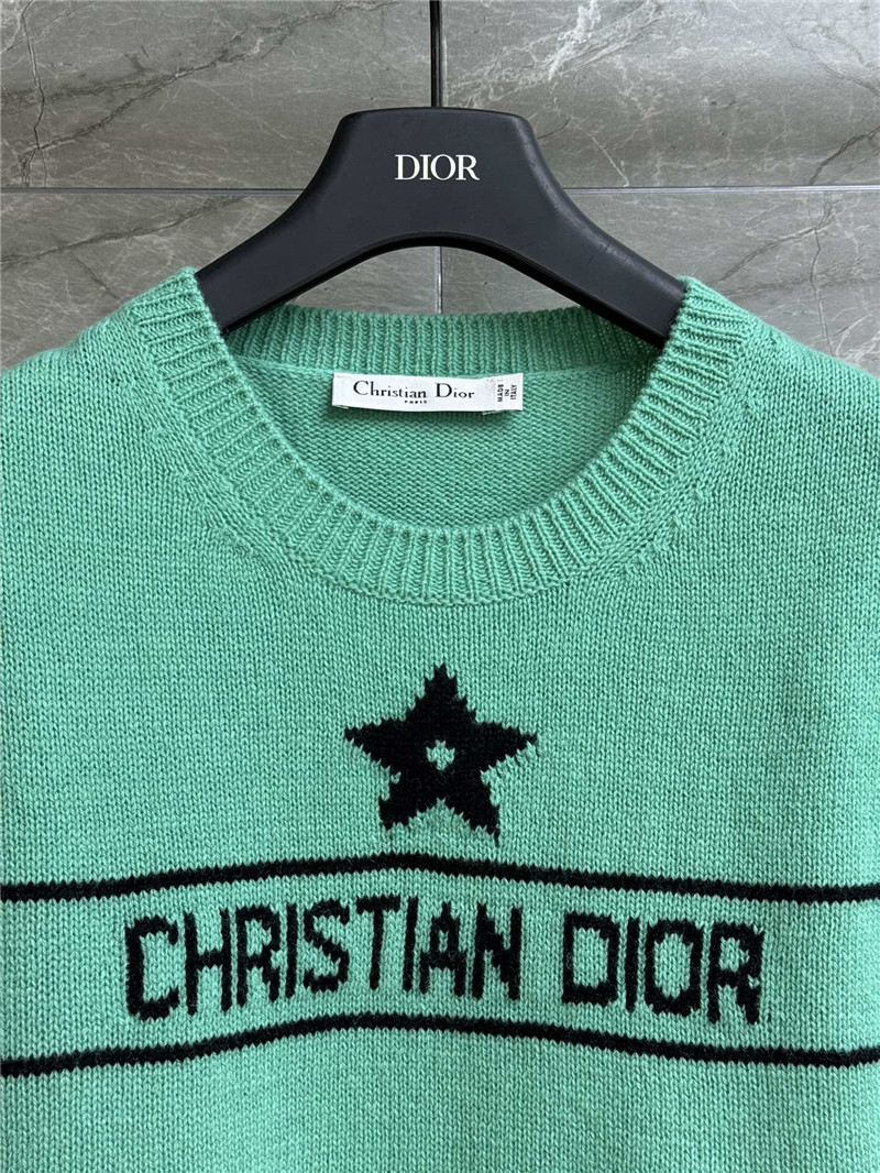 D10r five-pointed star cashmere short sleeve replicas clothes