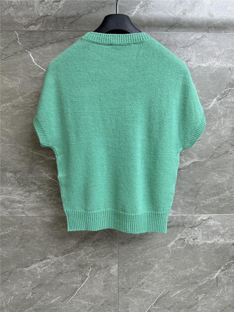D10r five-pointed star cashmere short sleeve replicas clothes