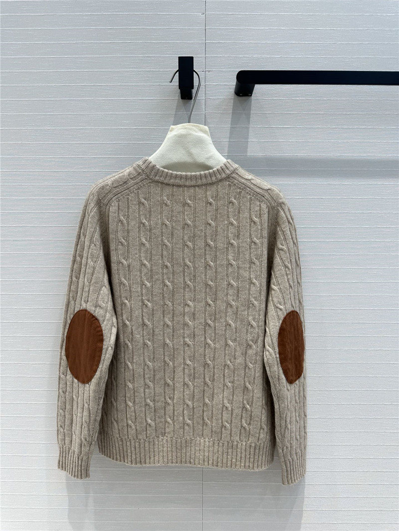 Ce1i*e cable knit cashmere sweater replica designer clothes